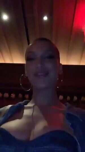I want to stuff my cock between Bella Hadid's tits