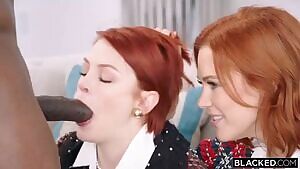 Maitland Ward & Bree Daniels share a BBC in an upcoming scene