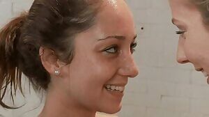 Remy LaCroix & Chastity Lynn showering together.