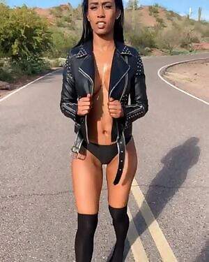 I Know We Aren't Suppose To Pickup Hitchhikers, But Lets Make A Exception For Her.