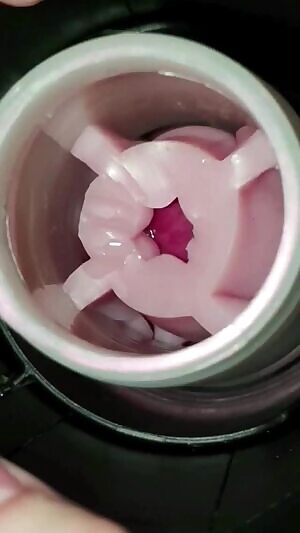 Machine milked cumload