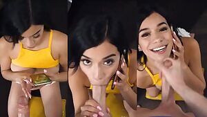 Savannah Sixx can't put down her phone