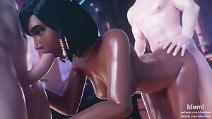 Pharah Threesome