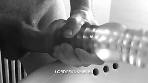 Lubed silicone fucking