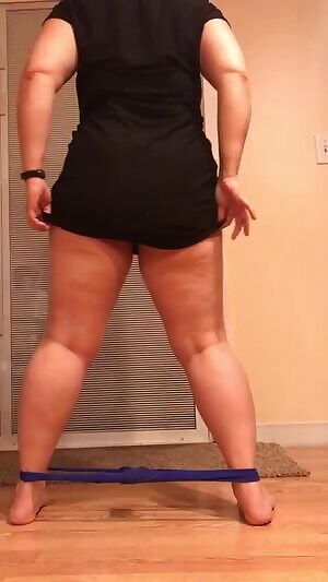 Slowly lifting my dress