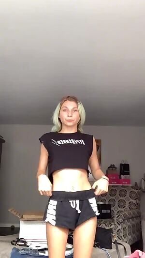 Tiny Fit Dancing Girl