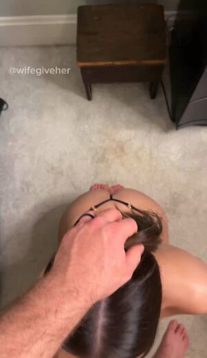 Ass View Blowjob Amateur Brunette Real Couple
