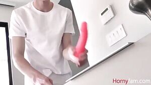 this is what she gets for kicking her stepbrother in the balls