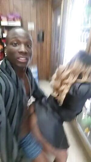 Fucking in a convenient store