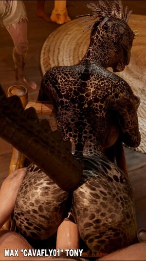 Monster Sex 3D Animation Bent Over