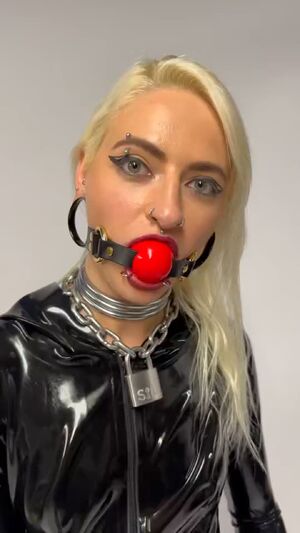 Metal Bondage Ball Gagged Gag Gagging