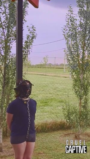 Gay Bondage BDSM Clothed Domination Outdoor