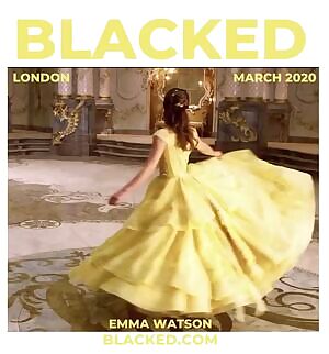Emma Watson for BlackedRaw. What would you like to see so down in this scene
