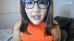 Hentai-Cheeks as Velma from Scooby Doo