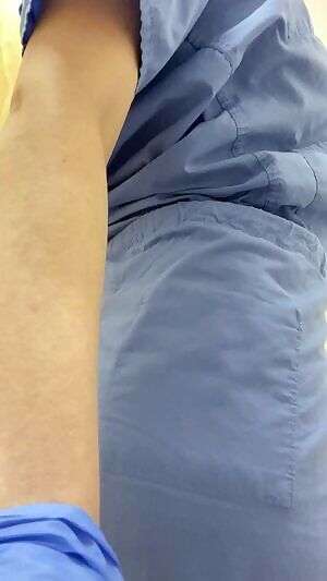 Revealing what's hiding under her scrubs 🤤