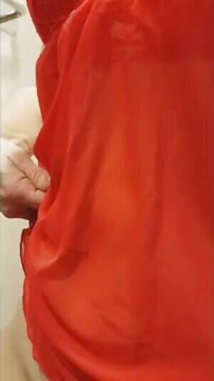 Fingering in fitting room by my hubby, quiet orgasm