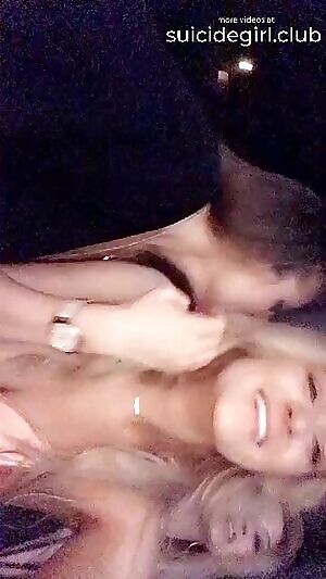 Jenna Jade kissing her friend