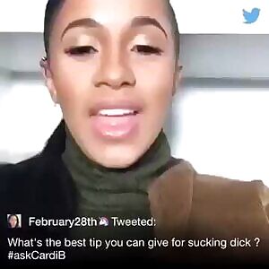 Cardi B is gonna tell you how to suck real good