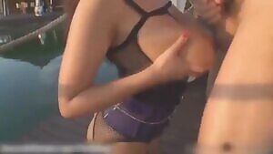 He Cums But She Can Keep Titfucking Him