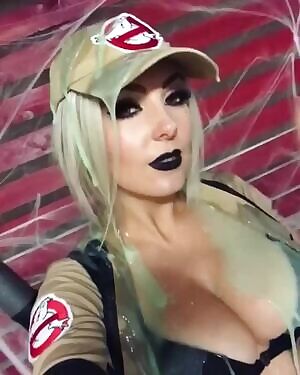 Sit back, grab your cock, and just let your imagination run wild as you watch Jessica Nigri.