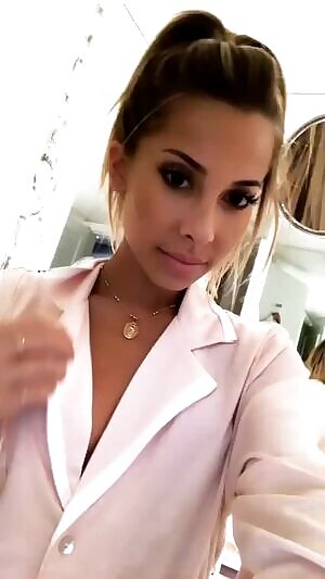 Happy Ayla in nightwear