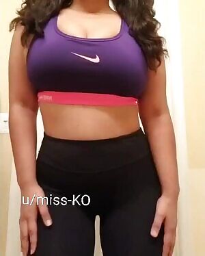 My sport bra could barely hold them