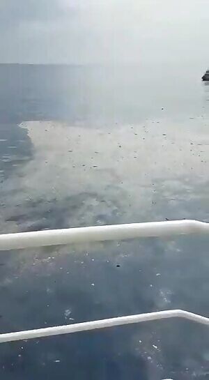 Debris from the crash of Lion Air Flight JT 610, 188 people died