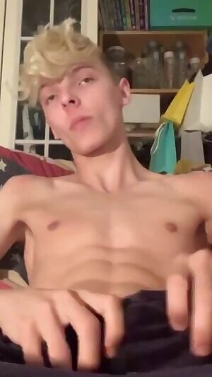 Hot British 18 Year Old Twink Wanks