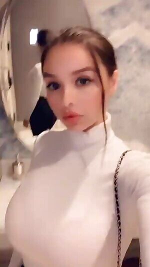 sophie can’t contain her melons