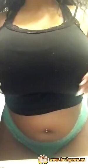 Amazing perfect ebony tits:)