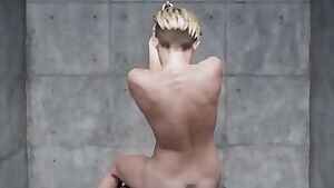 Miley Cyrus’s B cups in motion - new uncensored video