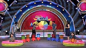 Spoiled stew dumped on a girl for losing gameshow