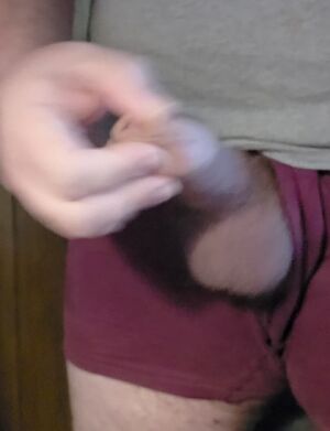 Foreskin Bear Chubby Cock Ring Cum