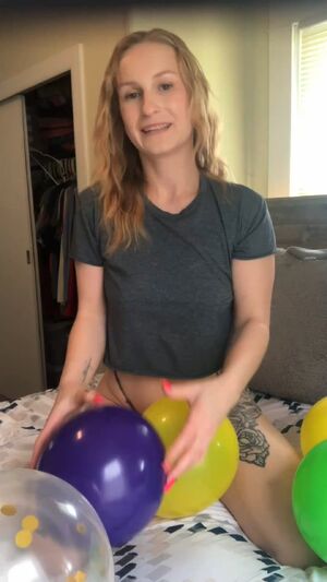 Looner Balloons Blonde Cute Fetish