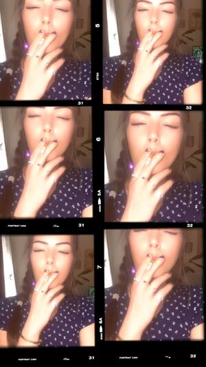 Findom Domme Smoking