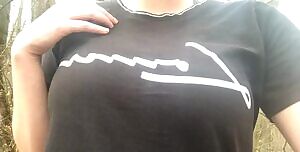 titty drop in the forest