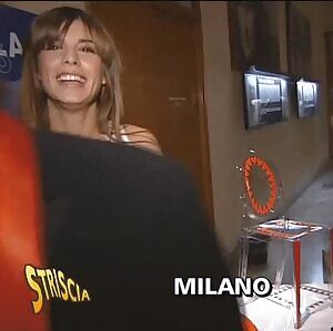 Elisabetta Canalis HOT cleavage in TV!