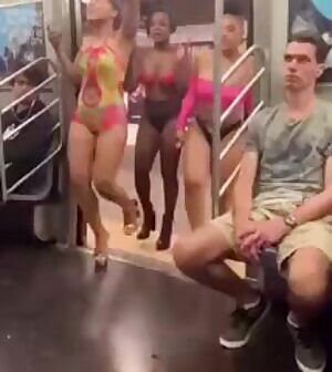 Free lap dances in the subway?!?!