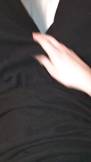 rubbing one out, in my sweatpants