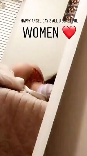 Beautiful booty cheeks standing out...