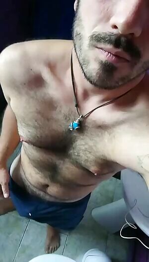 Beeing naughty while my friends are in the living room.. tell me what we will do in the bathroom, but please dont make me moan too much or every body will hear us.. ;)