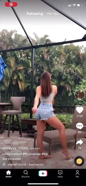 Tik Tok girl wants you to cum for her