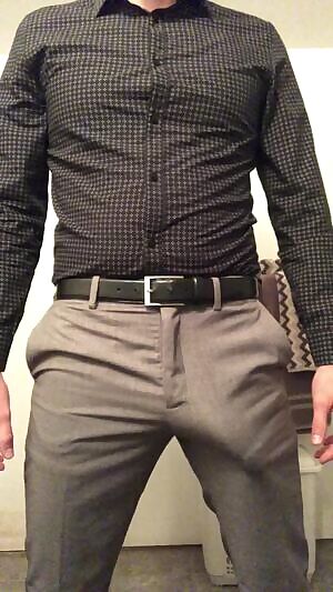 I know you like tracing the outline in my slacks