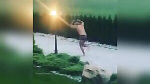 Rare footage of strapped 6ix9ine, chasing an underage girl