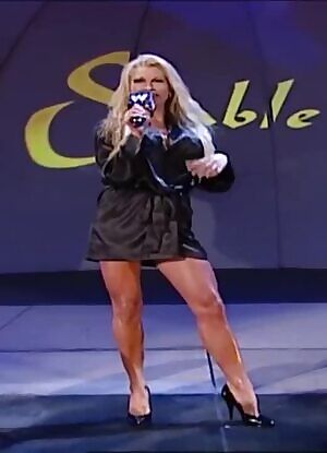 Sable had no shame showing off that slut body