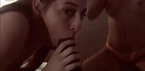 Sharing a fat black cock