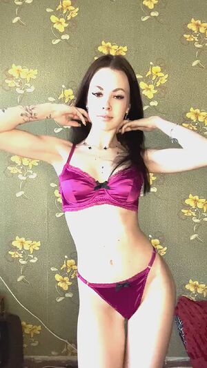 Cute Lingerie Pawg Stockings Strip