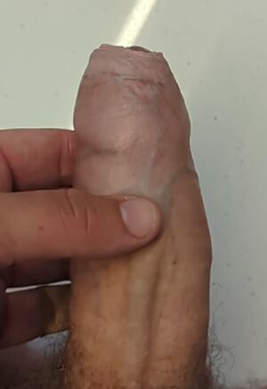 Foreskin Big Dick Penis Slow Motion