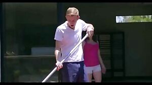 The poolguy, Danny D and Monique Alexander