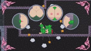 A goblin gangbang scene from my game